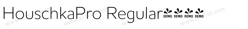 HouschkaPro Regular字体转换